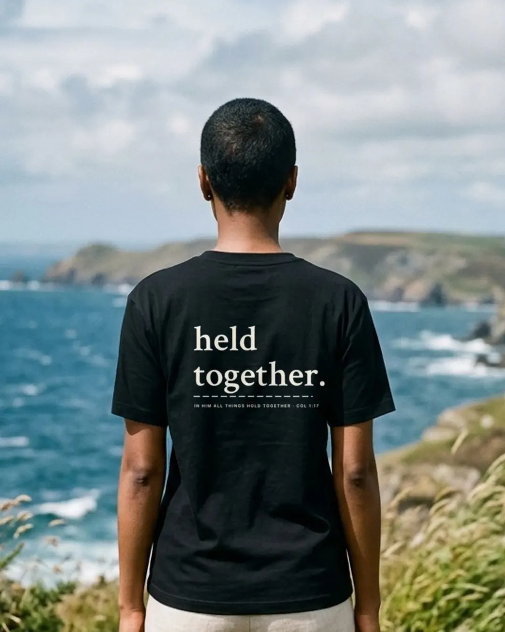 Held Together Tee, back