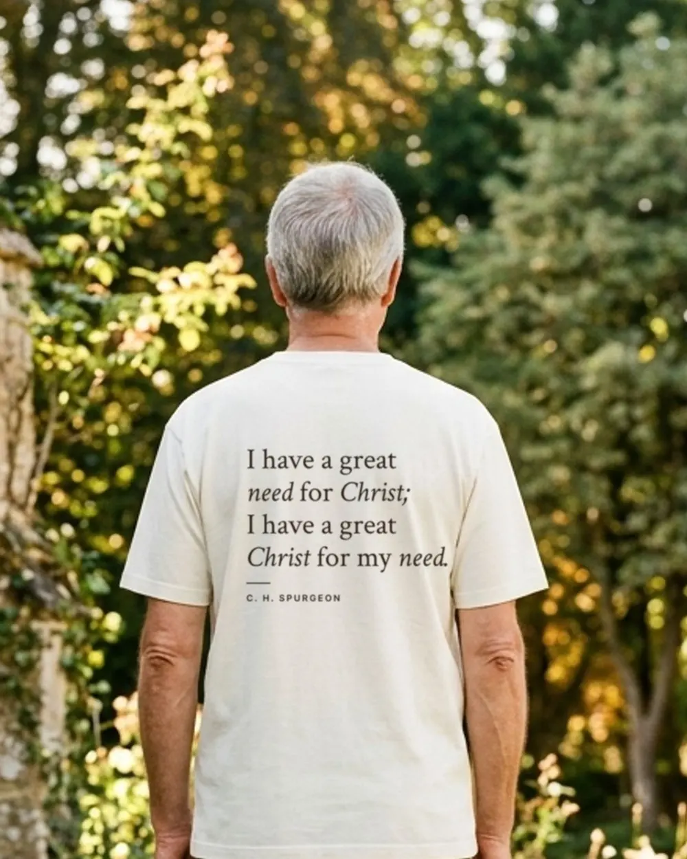 A Great Christ Tee, back