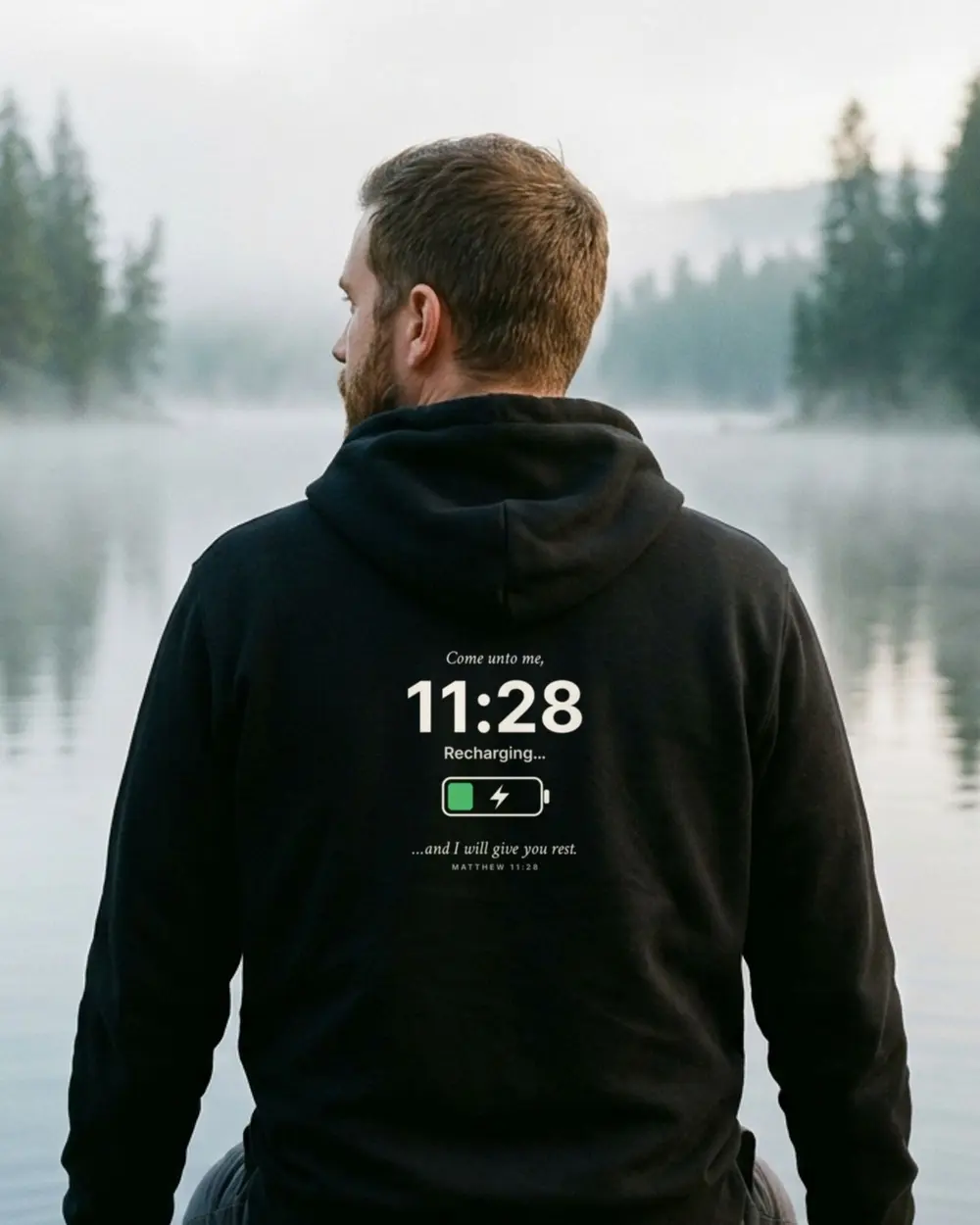 Recharging Hoodie, back