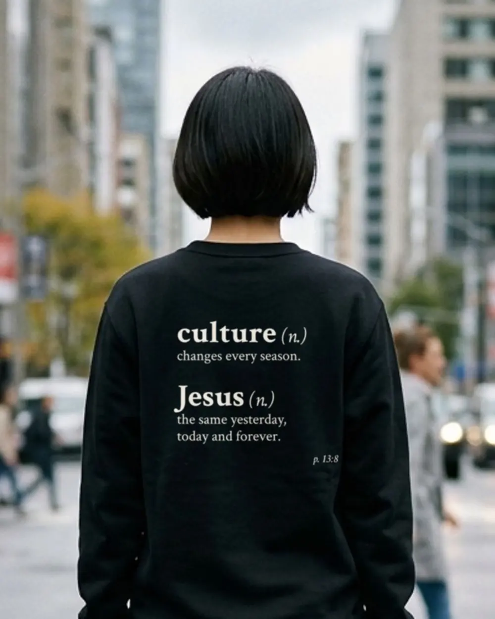 Jesus > Culture Crewneck, back