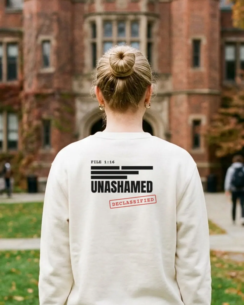 Unashamed Crewneck, back