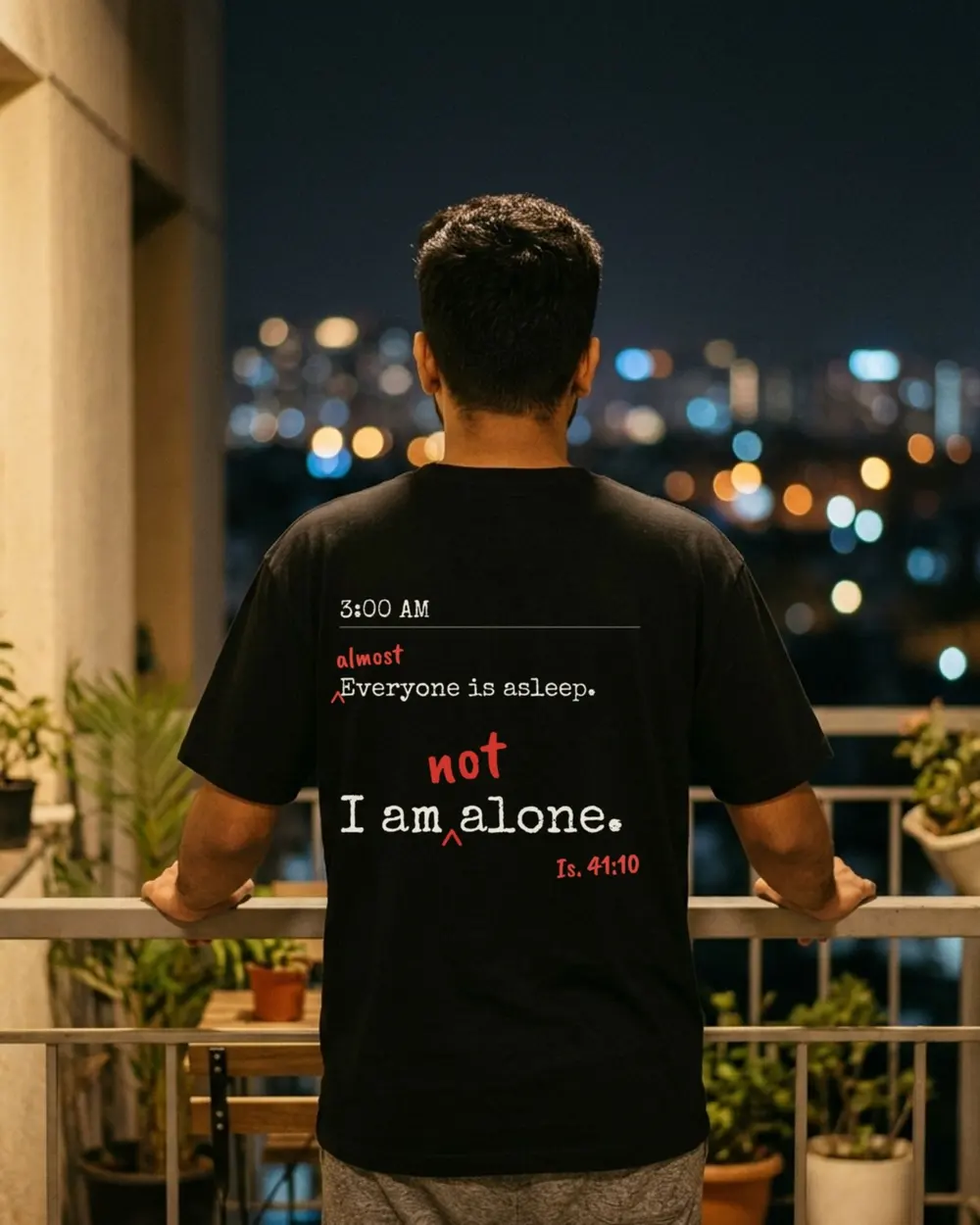 Not Alone Tee, back