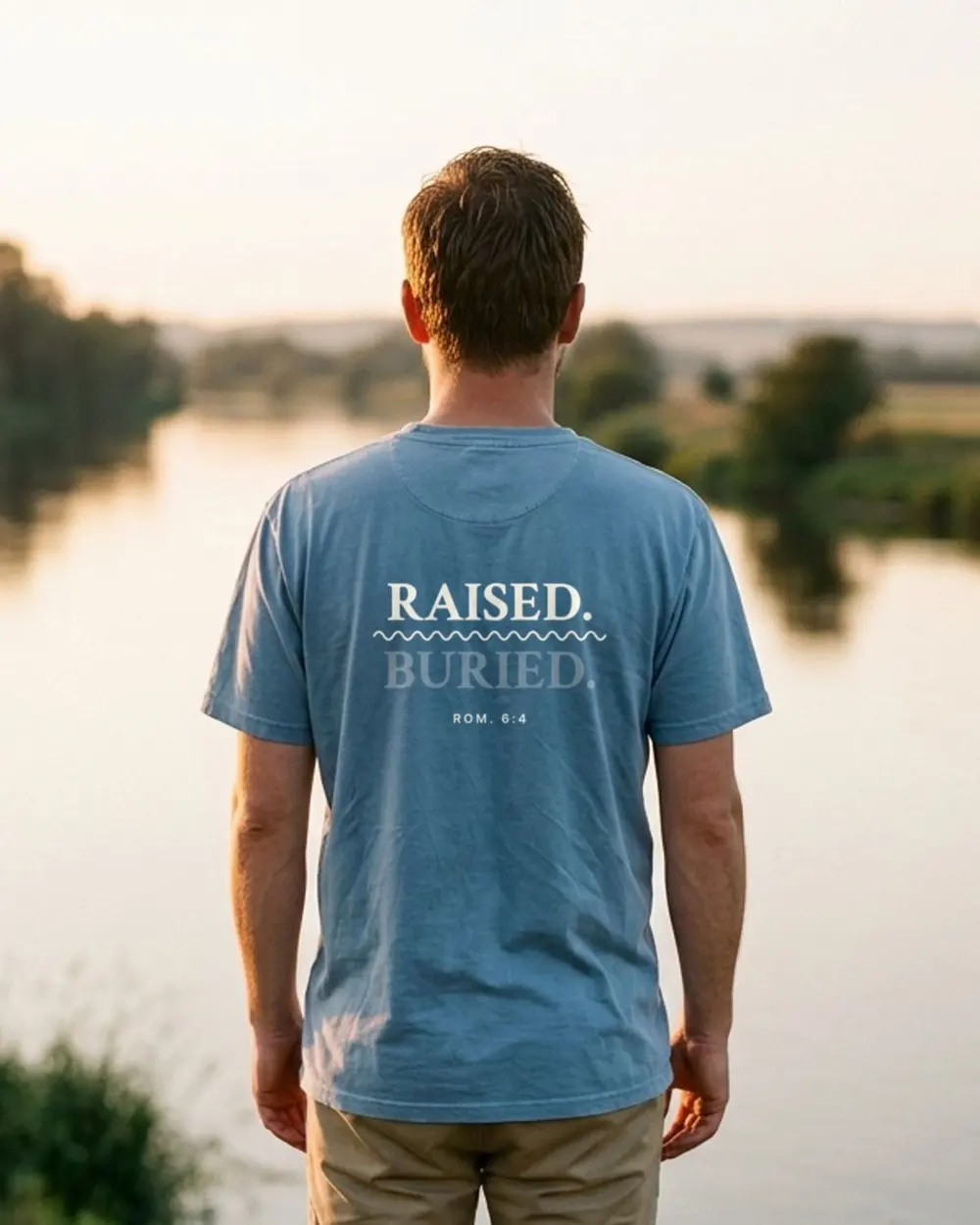 Buried. Raised. Tee, back
