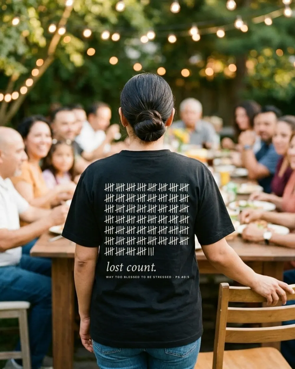Lost Count Tee, back