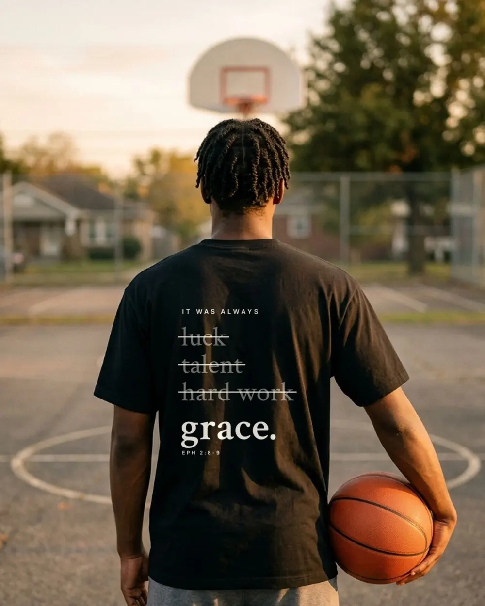 It Was Always Grace Tee, back