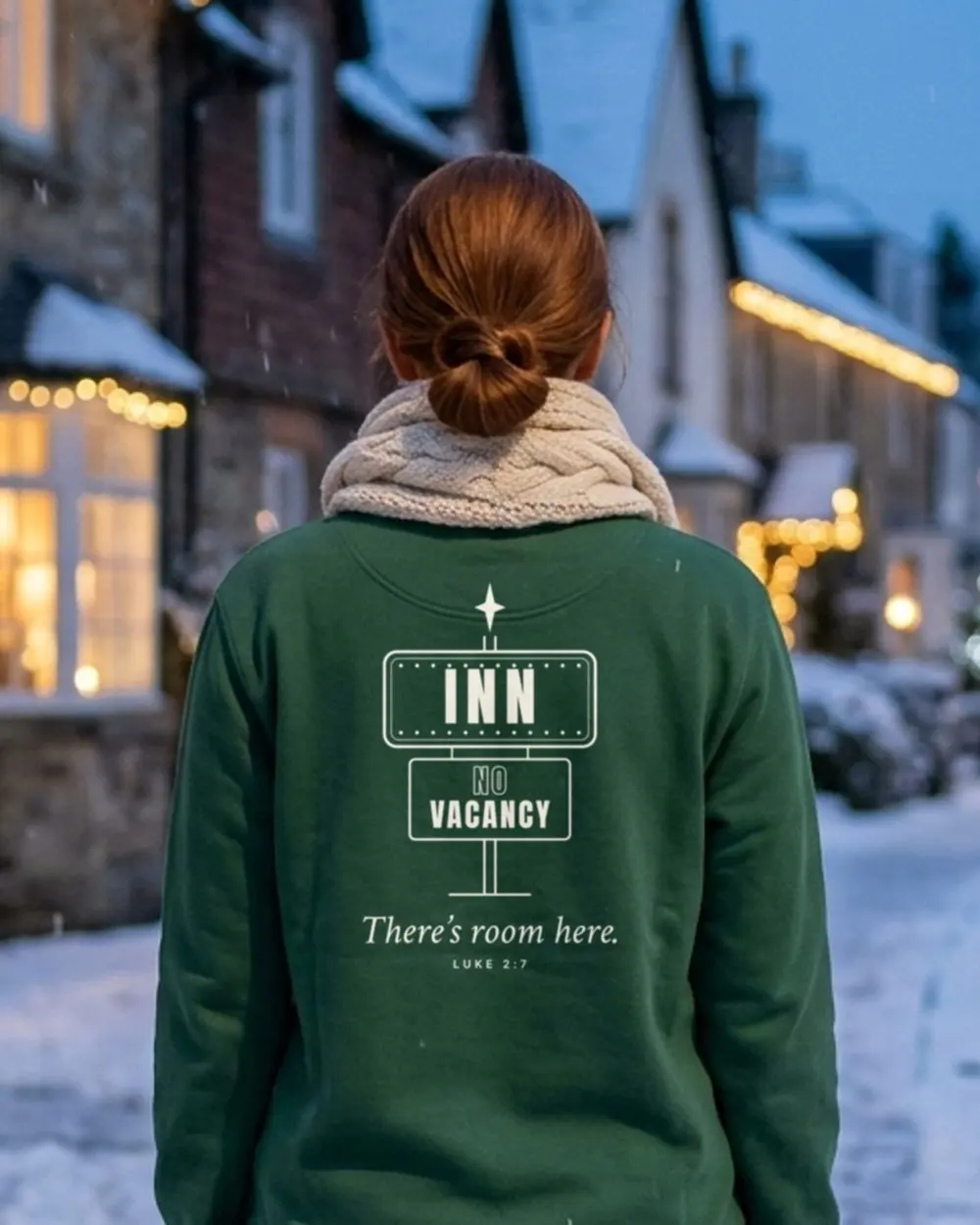 There’s Room Here Crewneck, back
