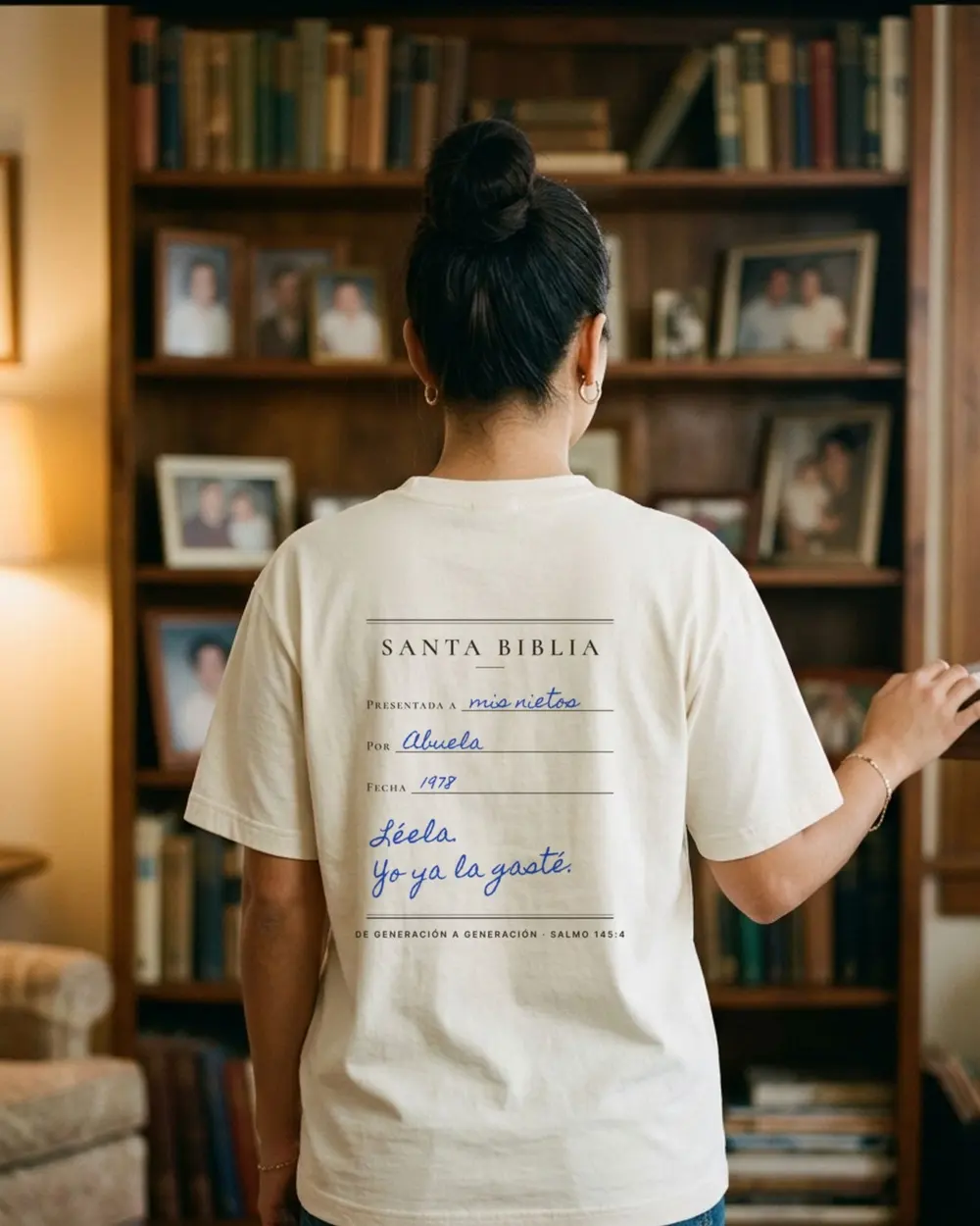 Abuela’s Bible Tee, back
