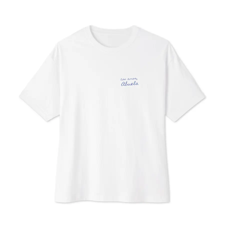 Abuela’s Bible Oversized Tee, front