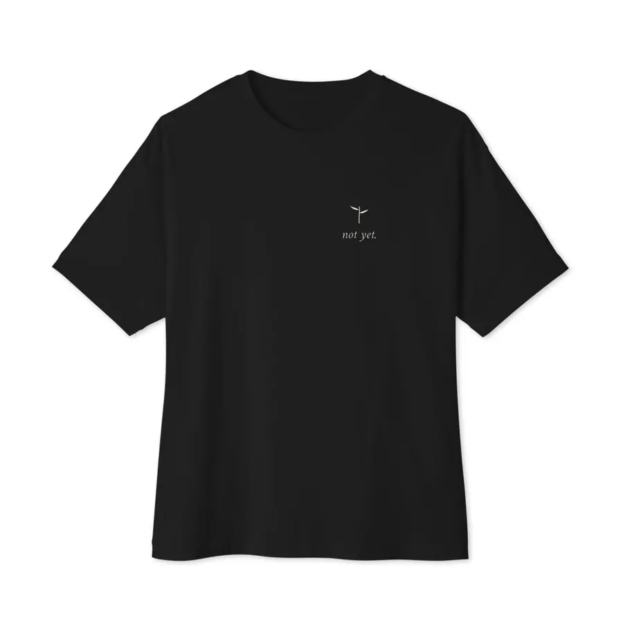 Late Bloomer Oversized Tee, front