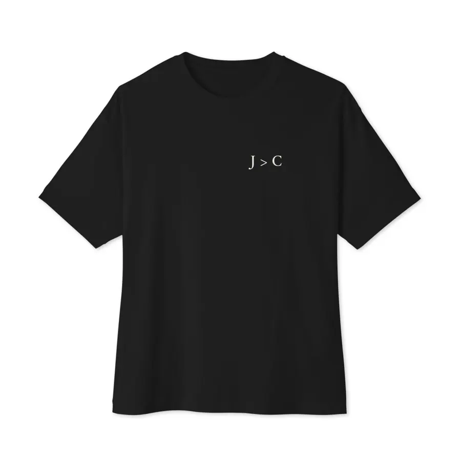 Jesus > Culture Oversized Tee, front