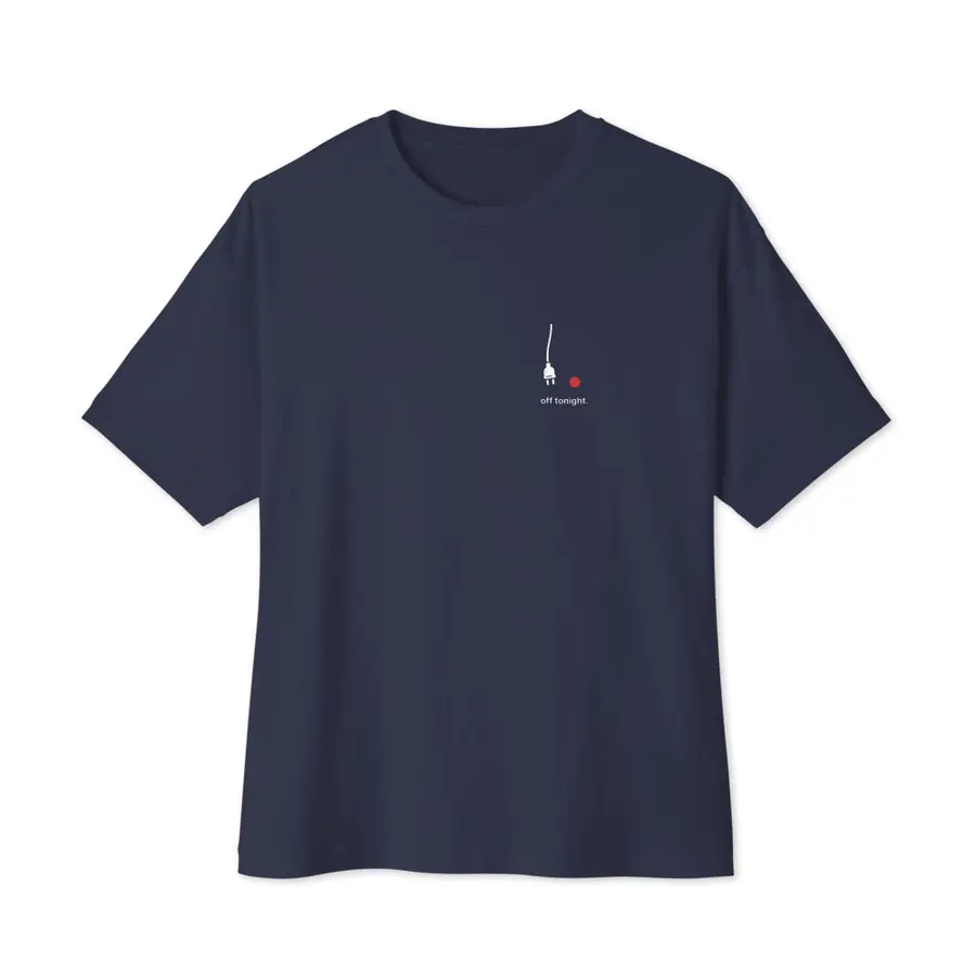 Not My Night To Shine Oversized Tee, front