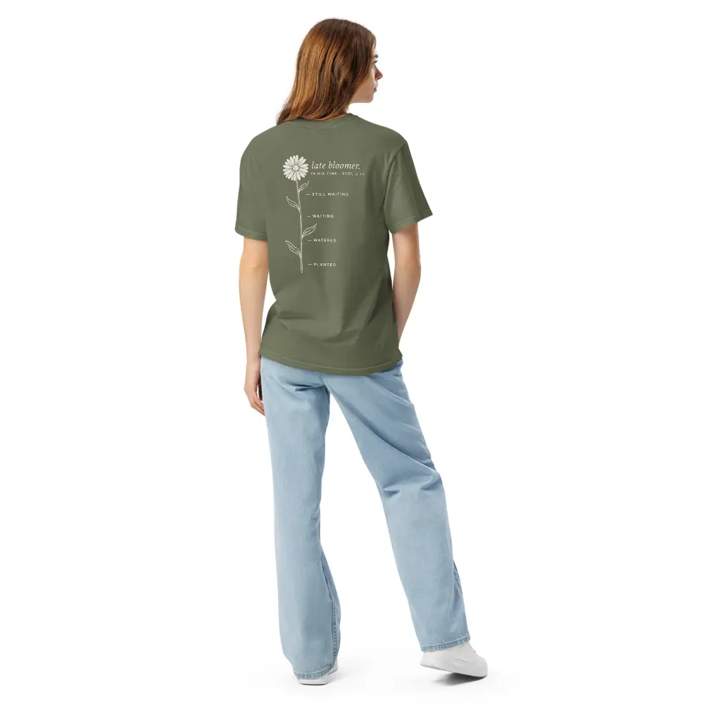 Late Bloomer Tee, back