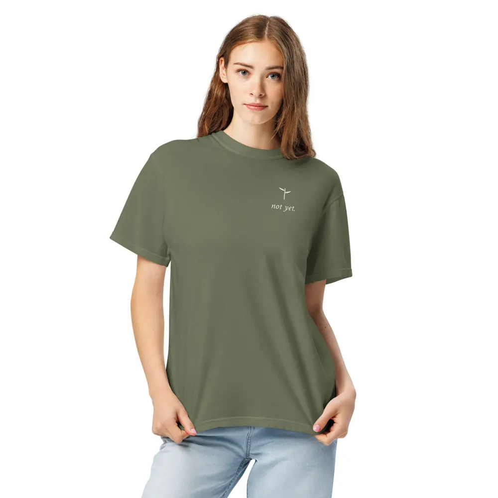 Late Bloomer Tee, front
