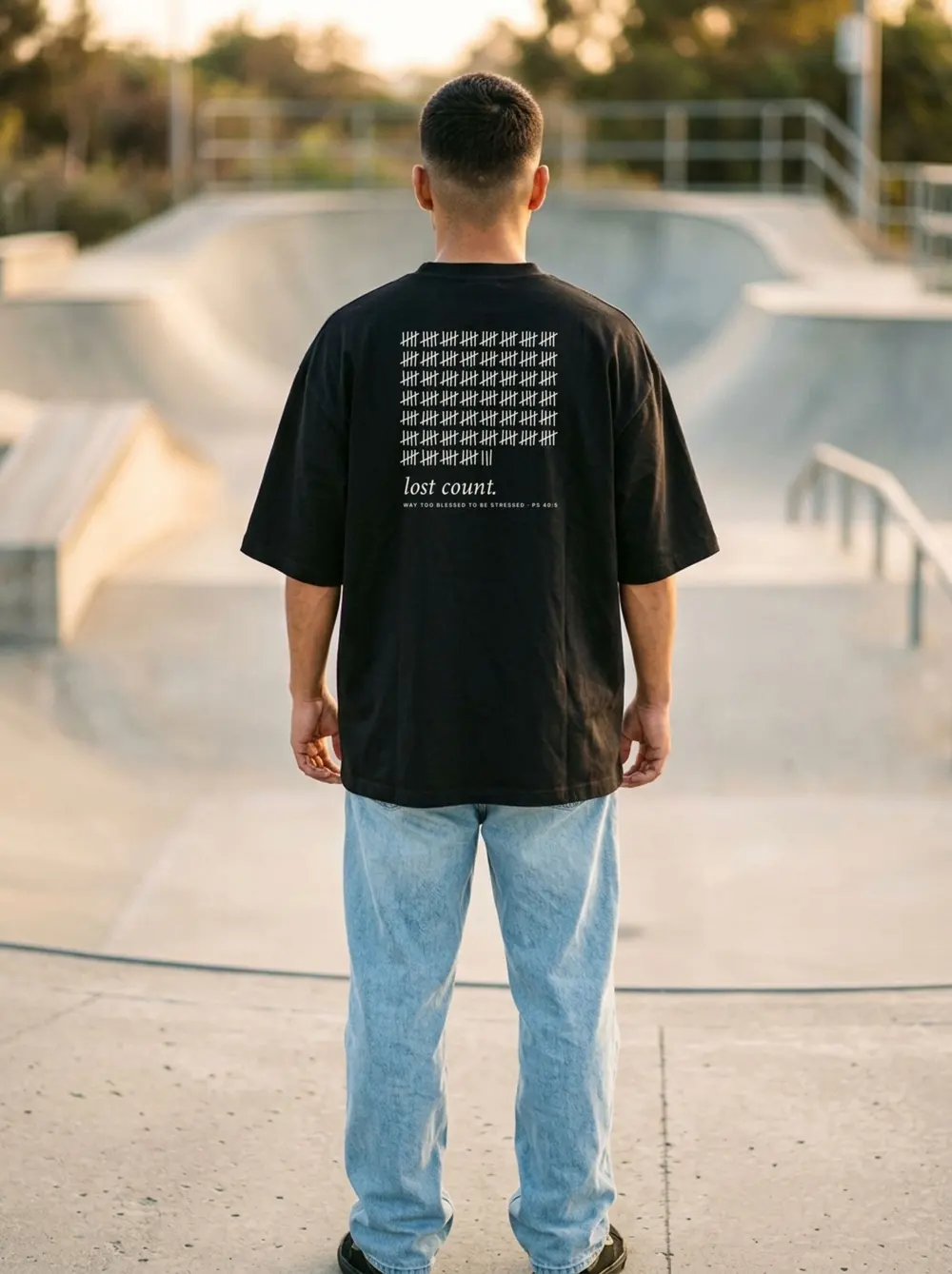 Lost Count Oversized Tee