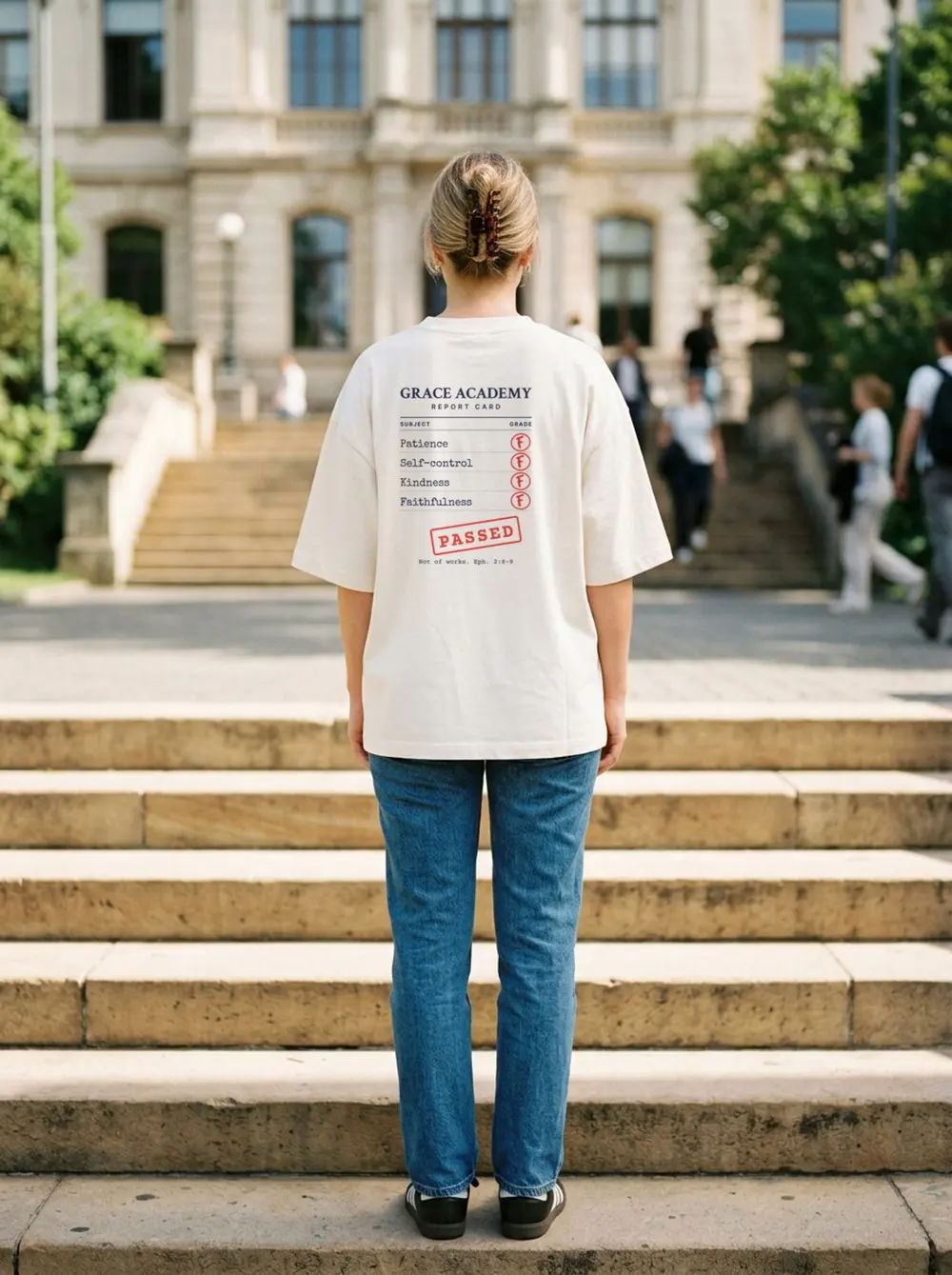 Grace Academy Oversized Tee