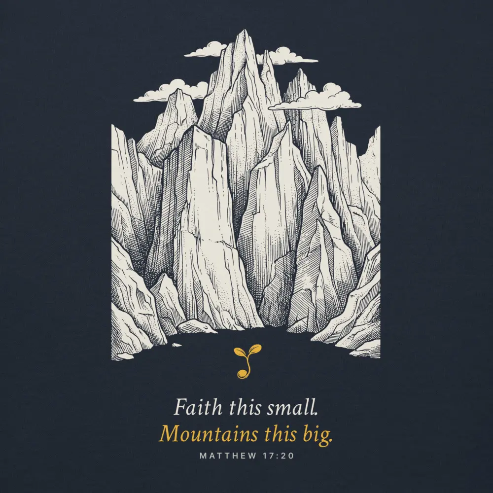 Faith This Small Crewneck, the design up close