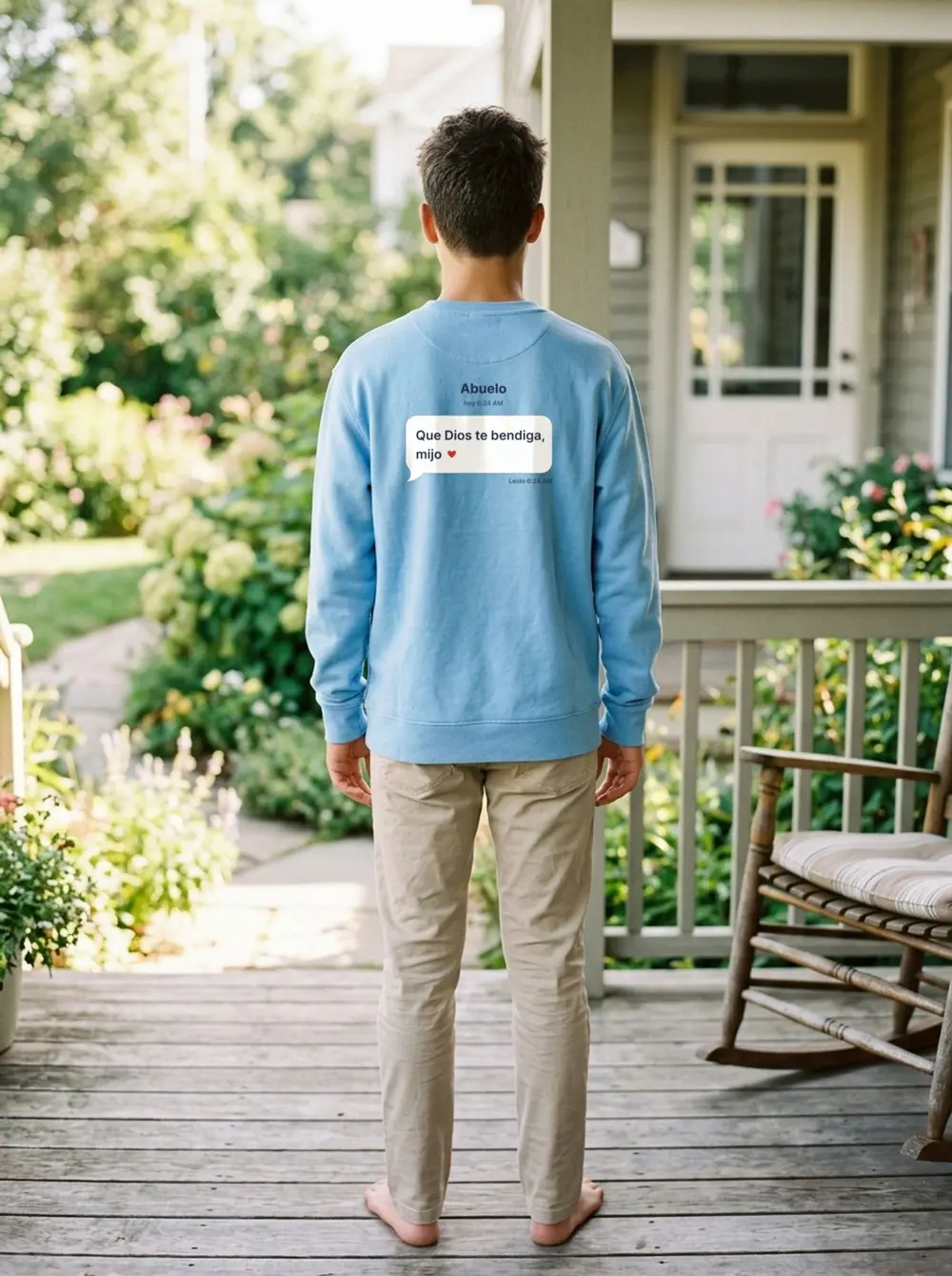 Abuelo’s Text Crewneck (mijo)