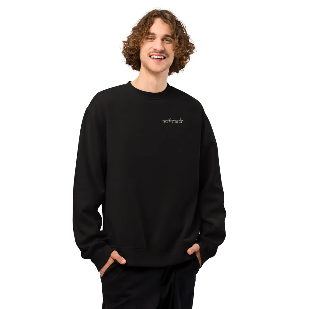 It Was Always Grace Oversized Sweatshirt, front