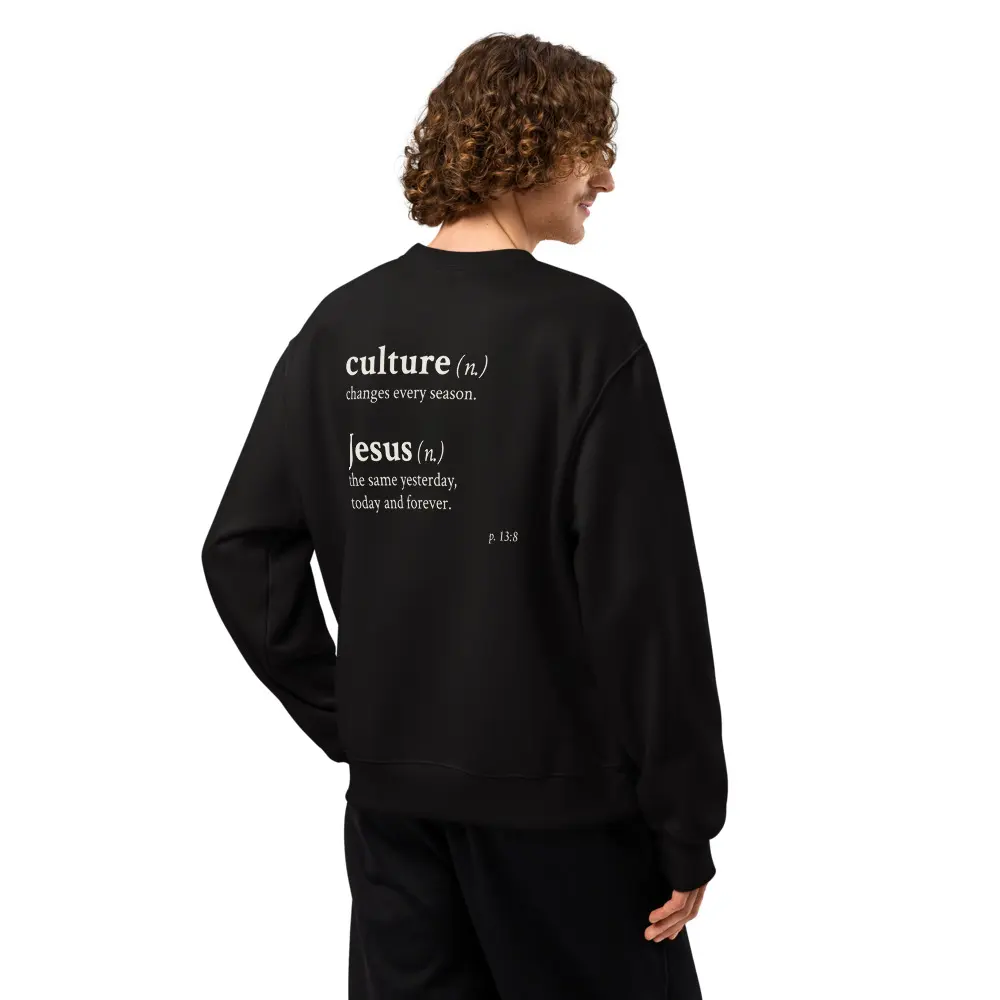 Jesus > Culture Oversized Sweatshirt, back