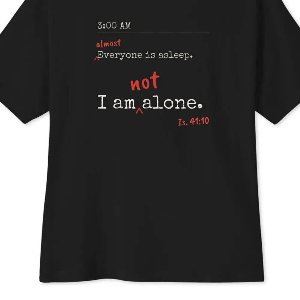 Not Alone Oversized Tee, back