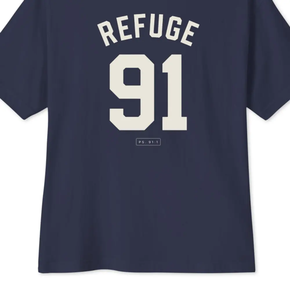 Refuge 91 Oversized Tee, back