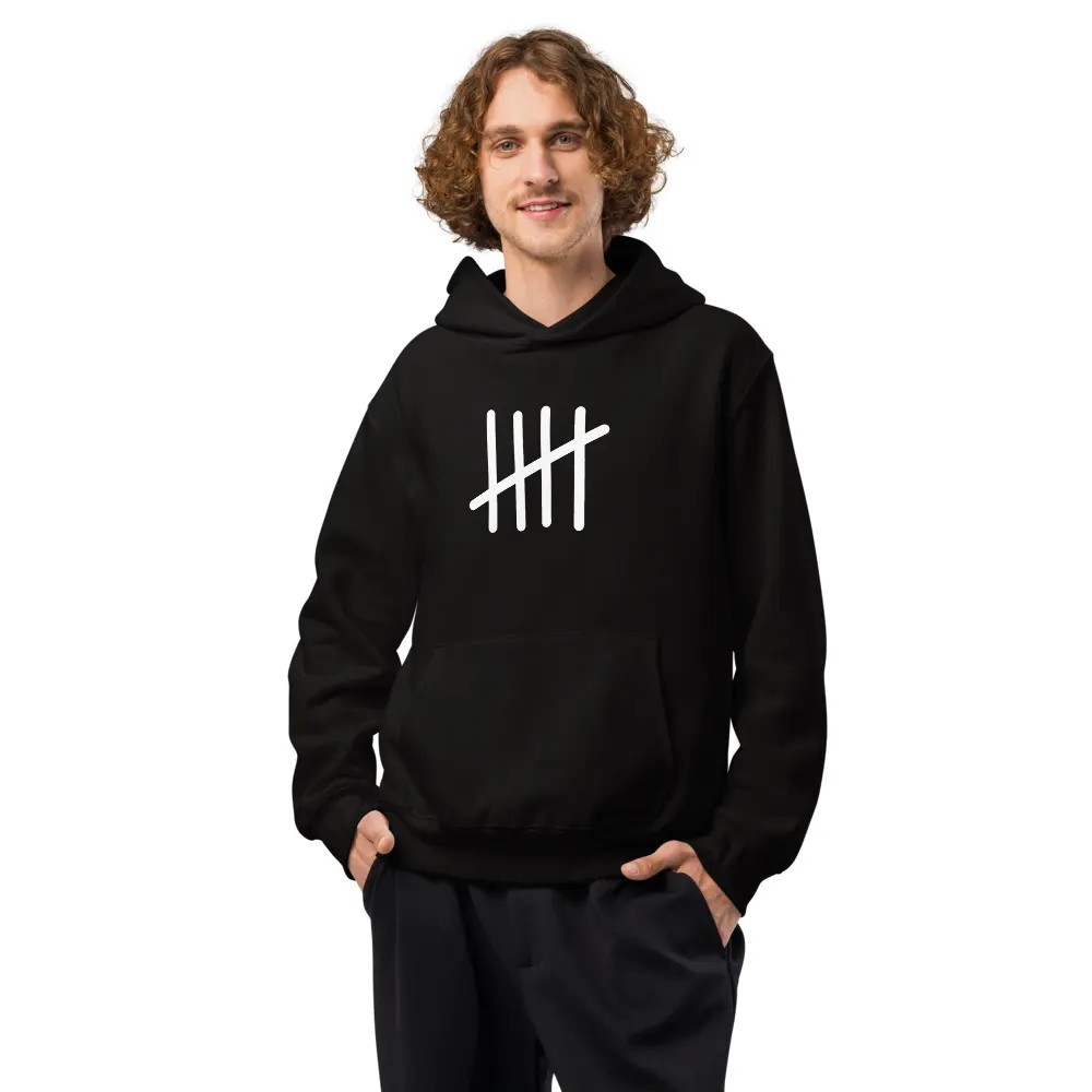 Lost Count Oversized Hoodie, front