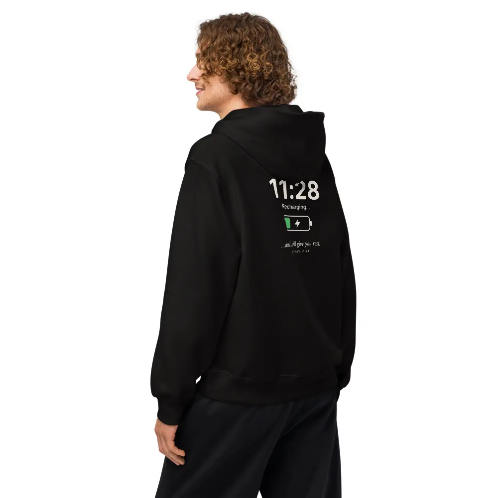 Recharging Oversized Hoodie, back