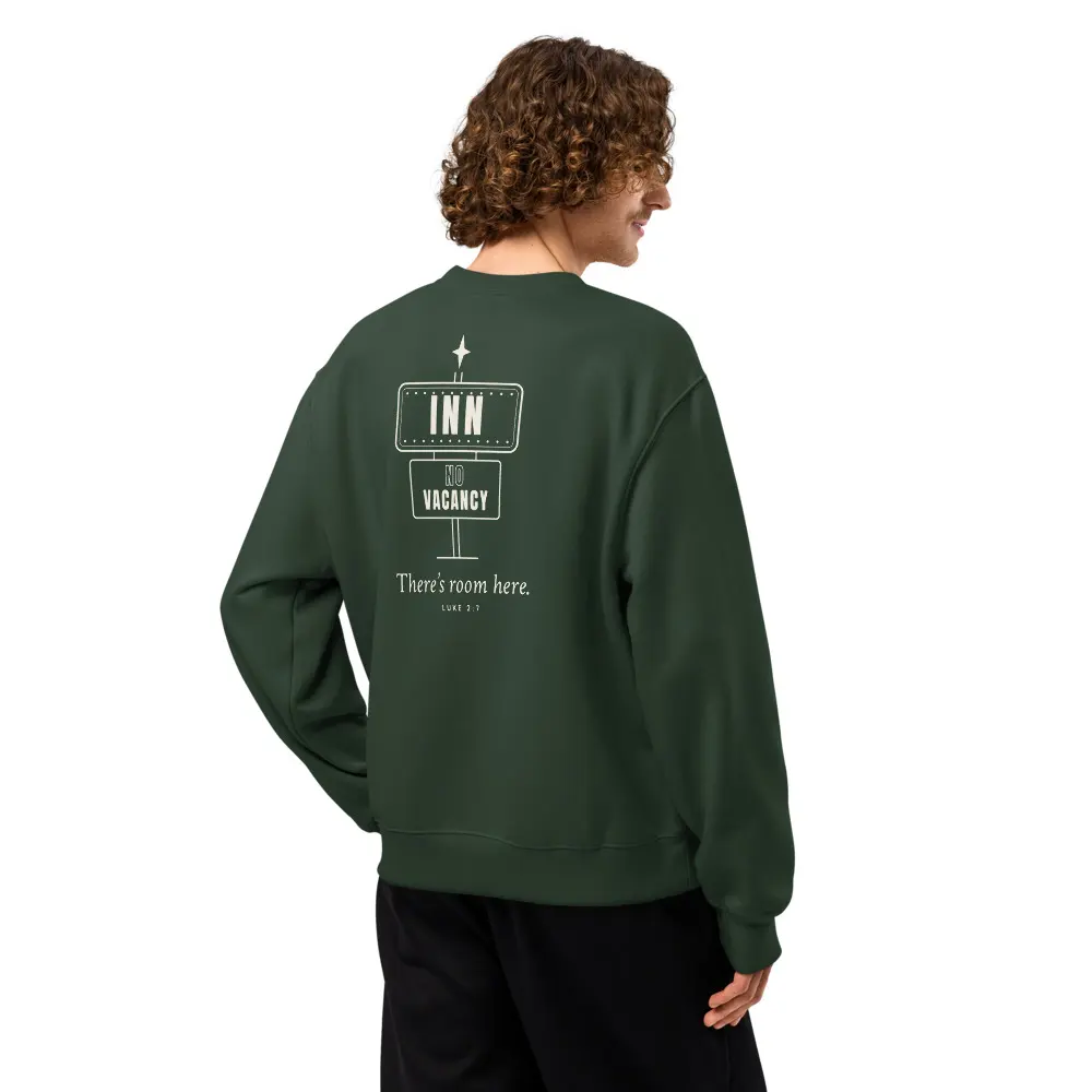 There’s Room Here Oversized Sweatshirt, back
