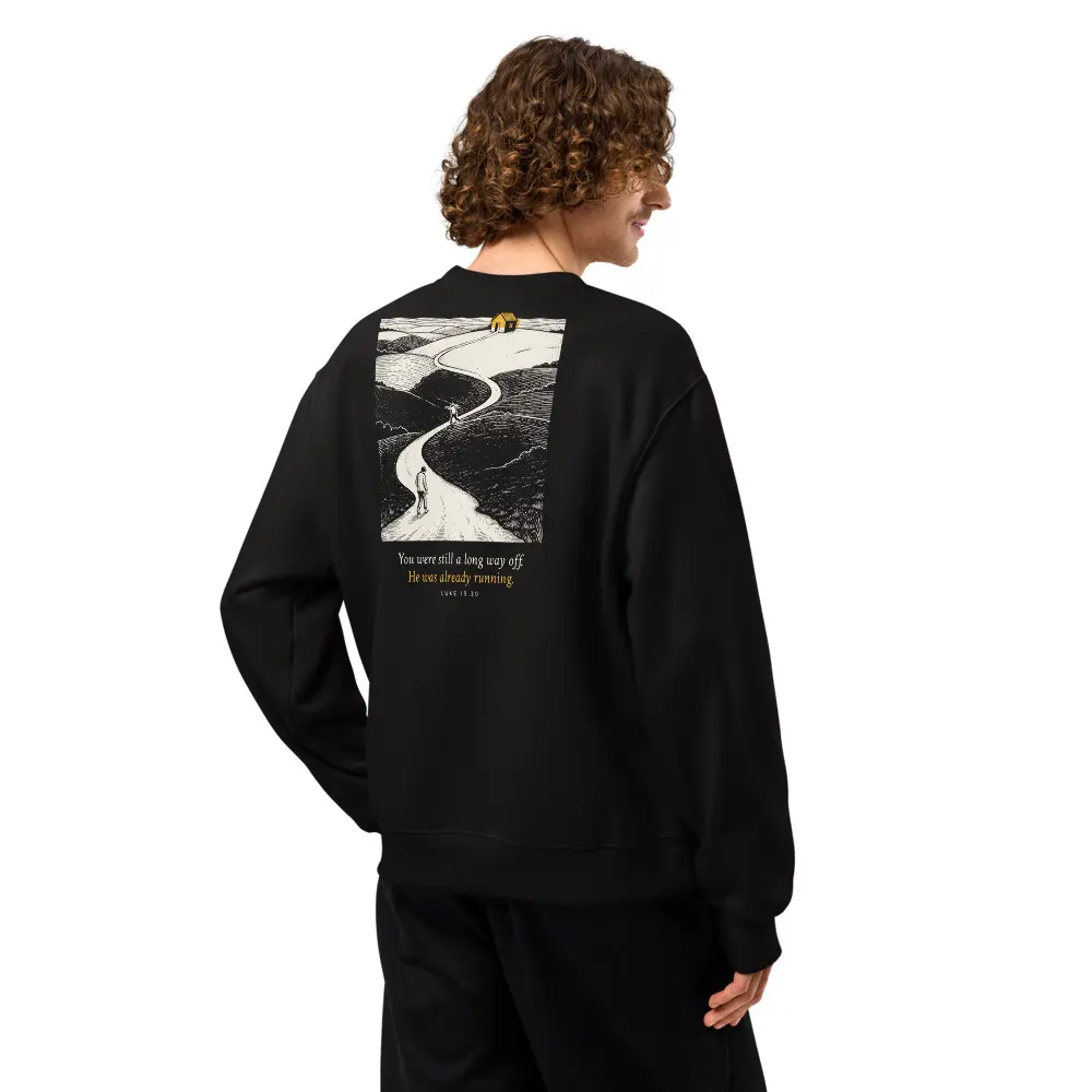 Already Running Oversized Sweatshirt, back