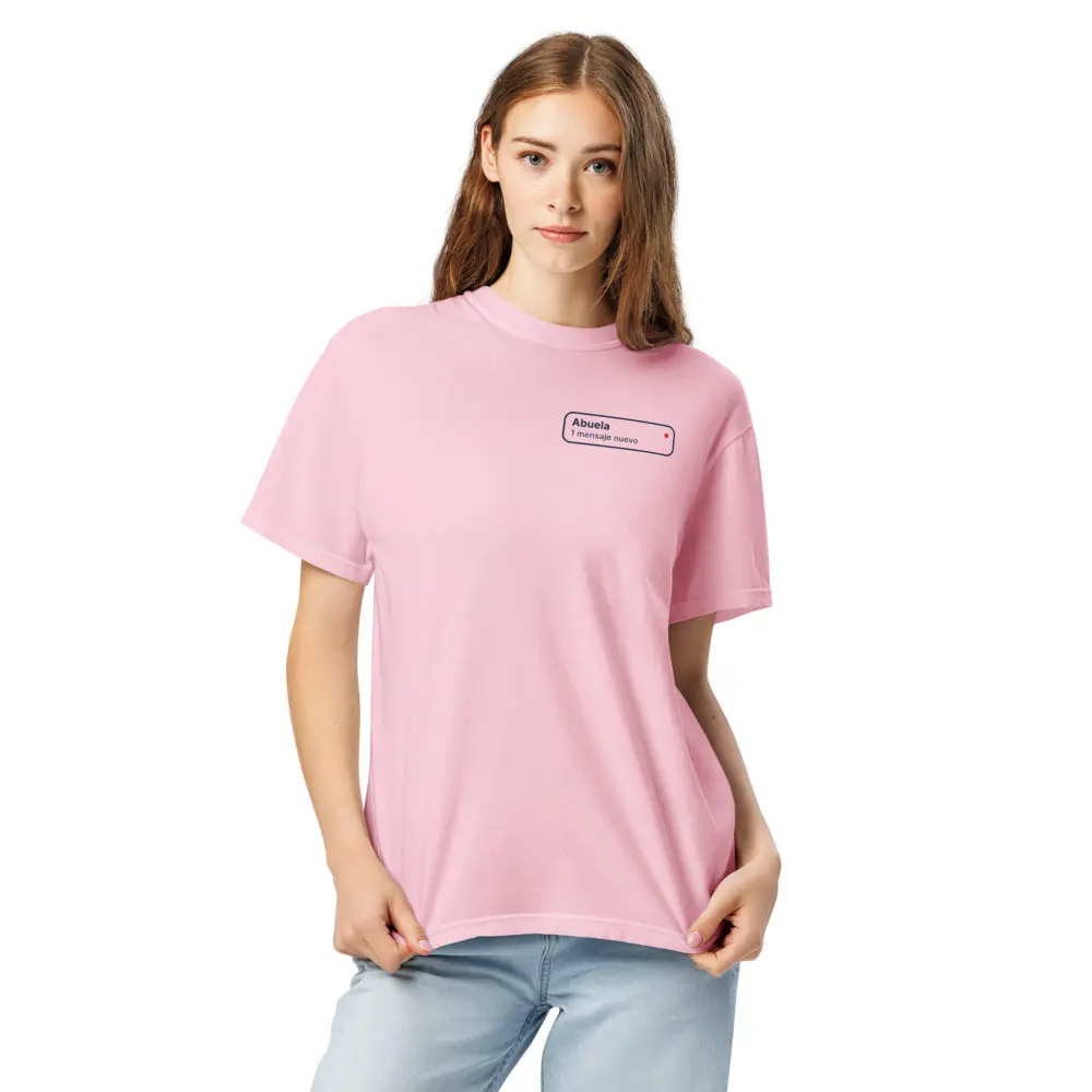 Abuela’s Text Tee (mija), front
