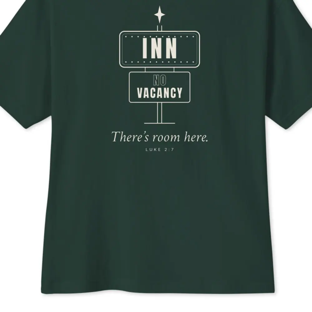 There’s Room Here Oversized Tee, back