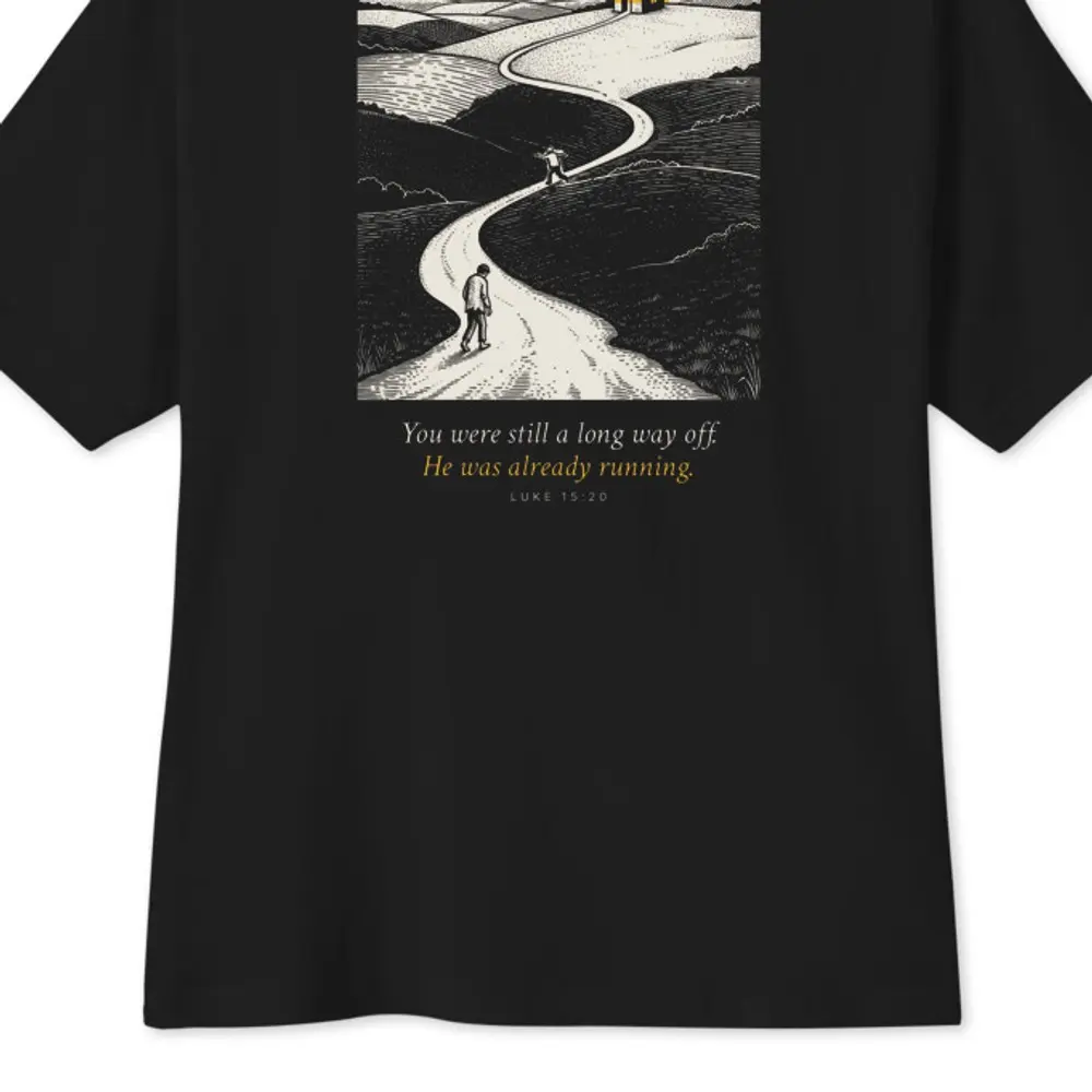 Already Running Oversized Tee, back