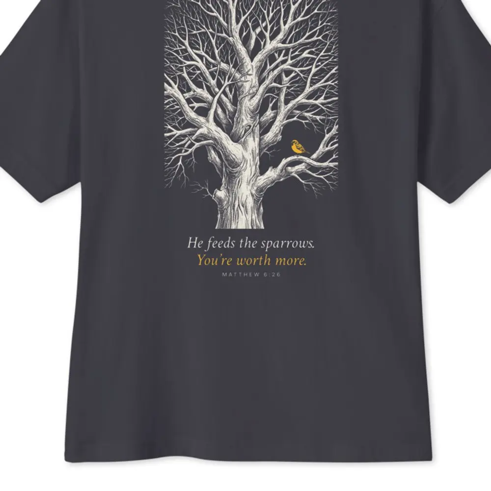 Worth More Oversized Tee, back