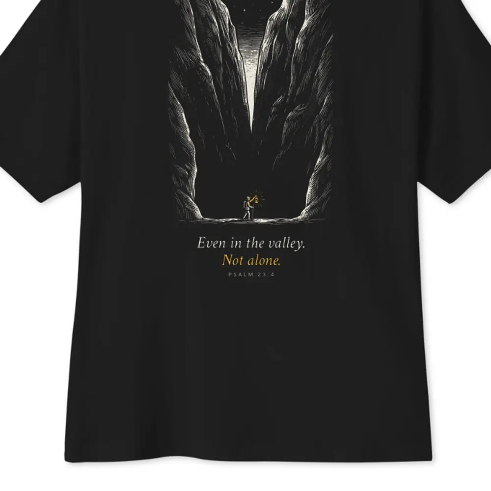 Even In The Valley Oversized Tee, back