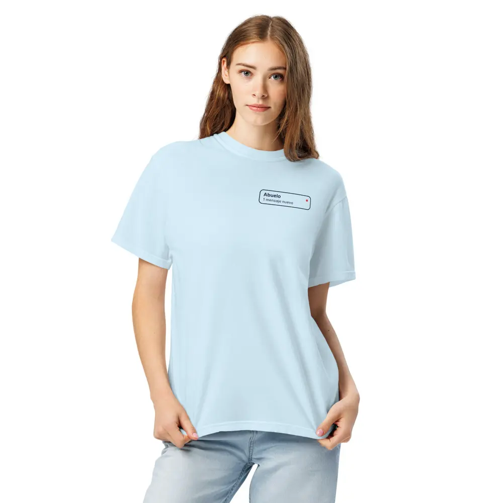 Abuelo’s Text Tee (mijo), front