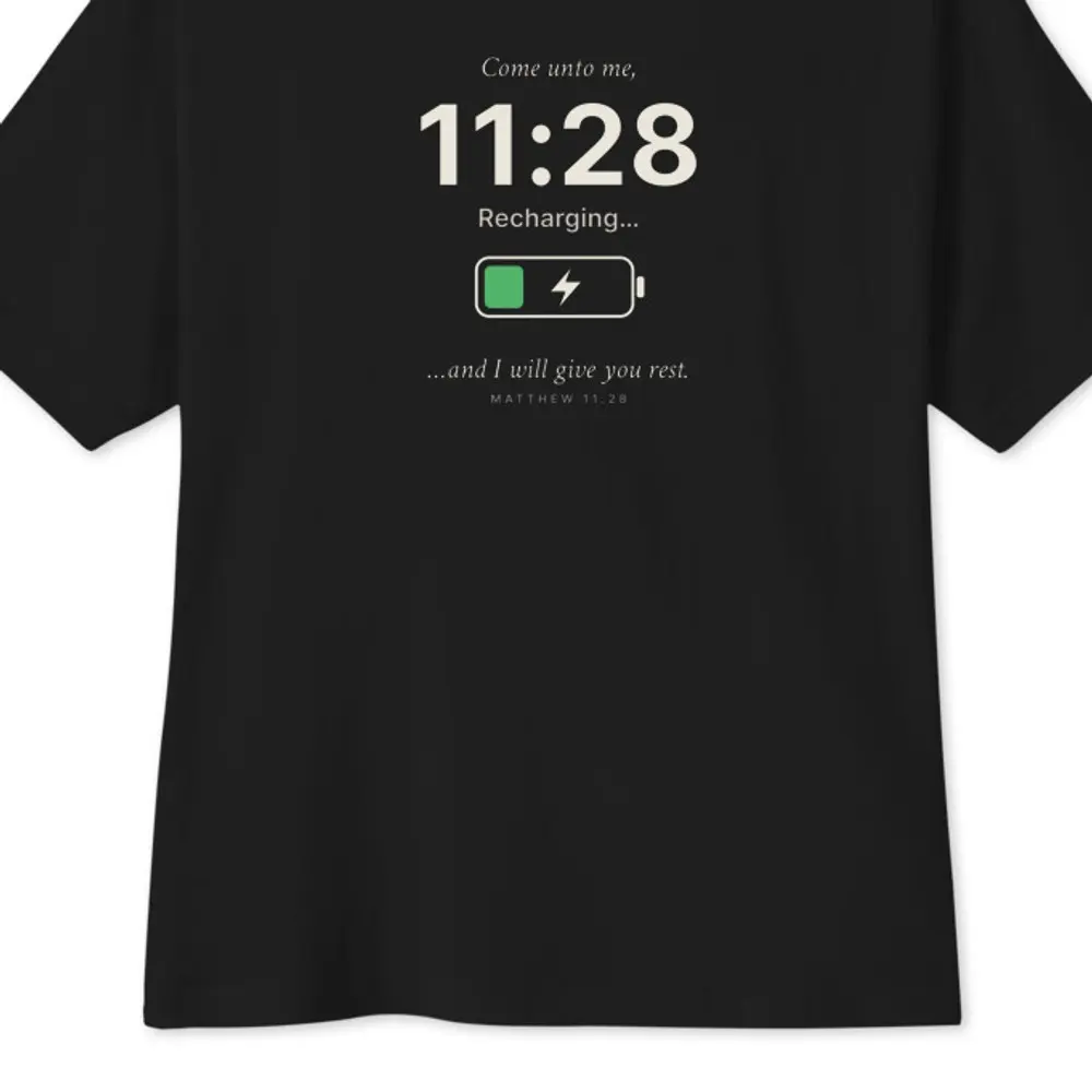 Recharging Oversized Tee, back