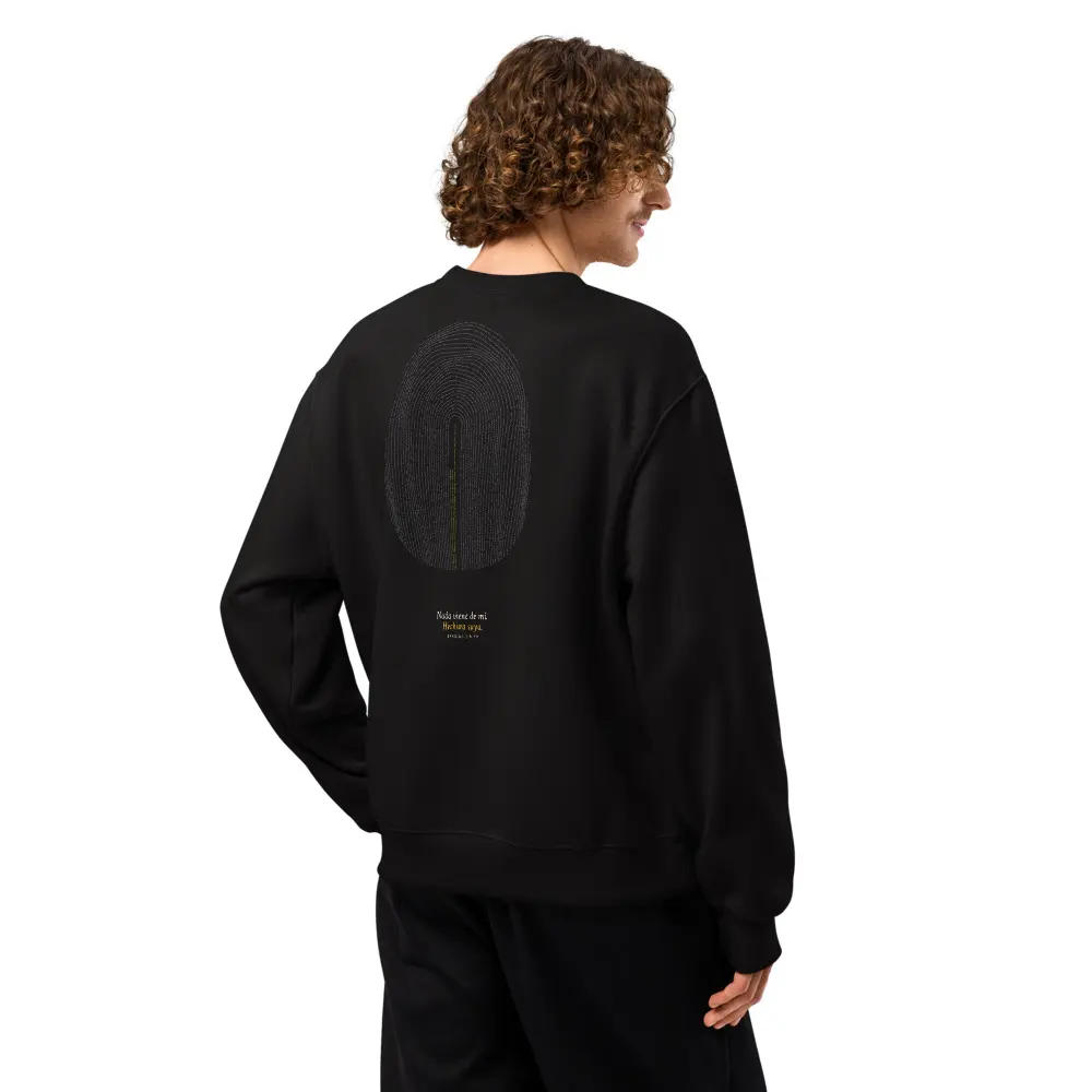 Hechura Suya Oversized Sweatshirt, back