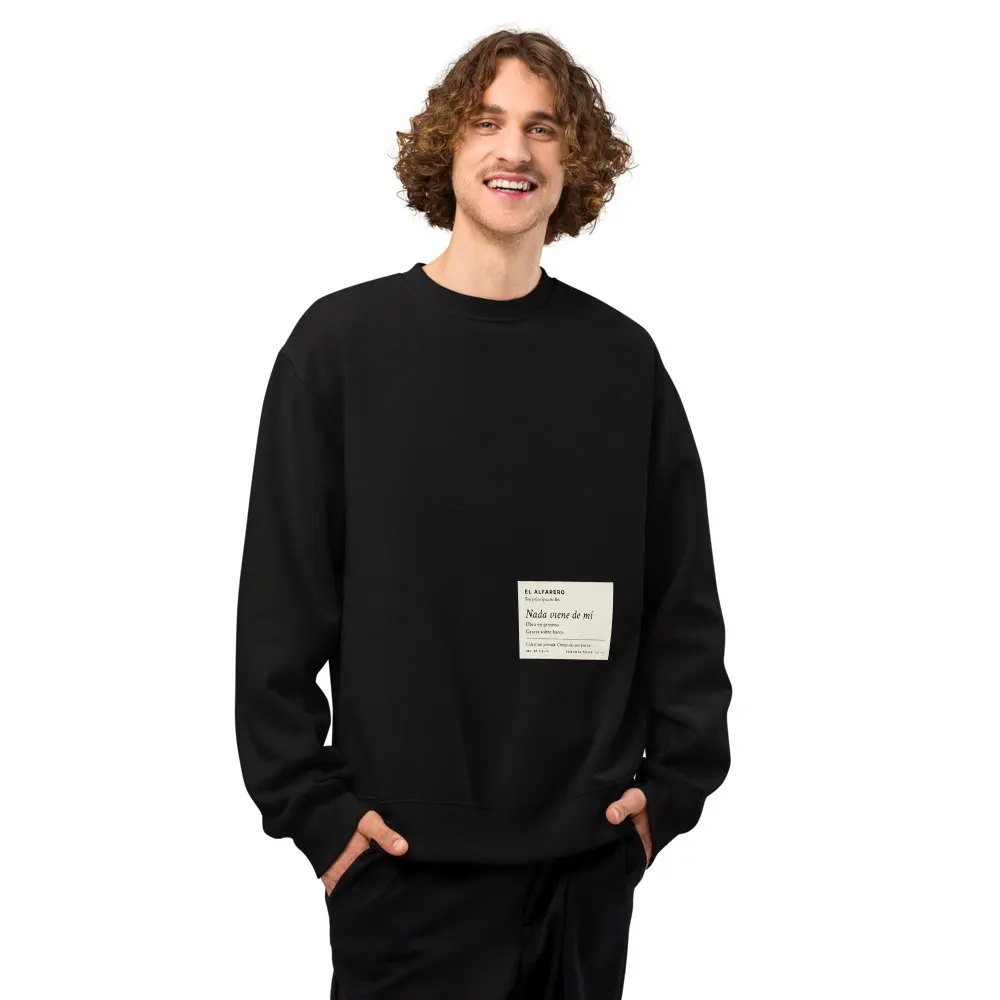 Hechura Suya Oversized Sweatshirt, front